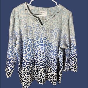Alfred Dunner cotton pullover top